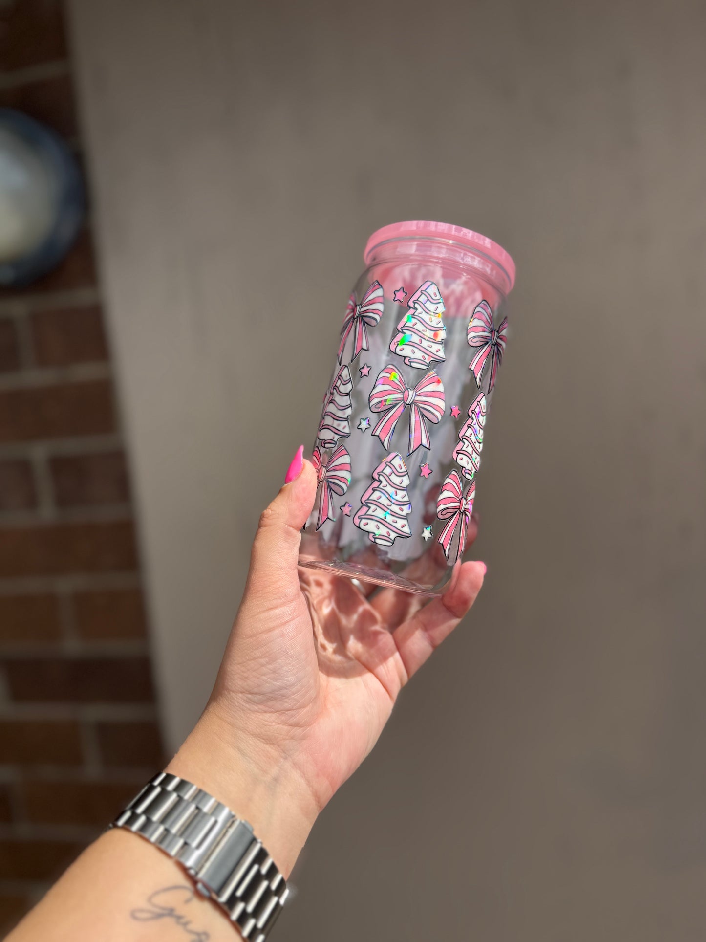 Holographic Pastel Christmas