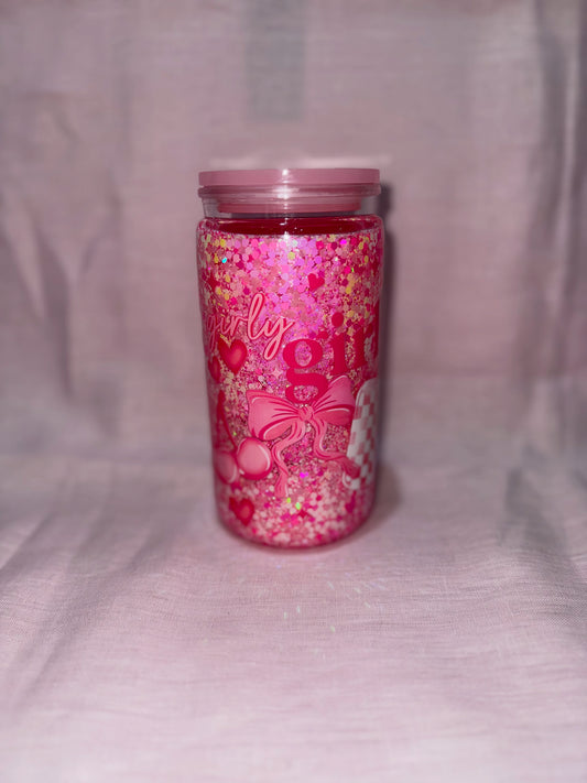 Girly Girl Acrylic Tumbler