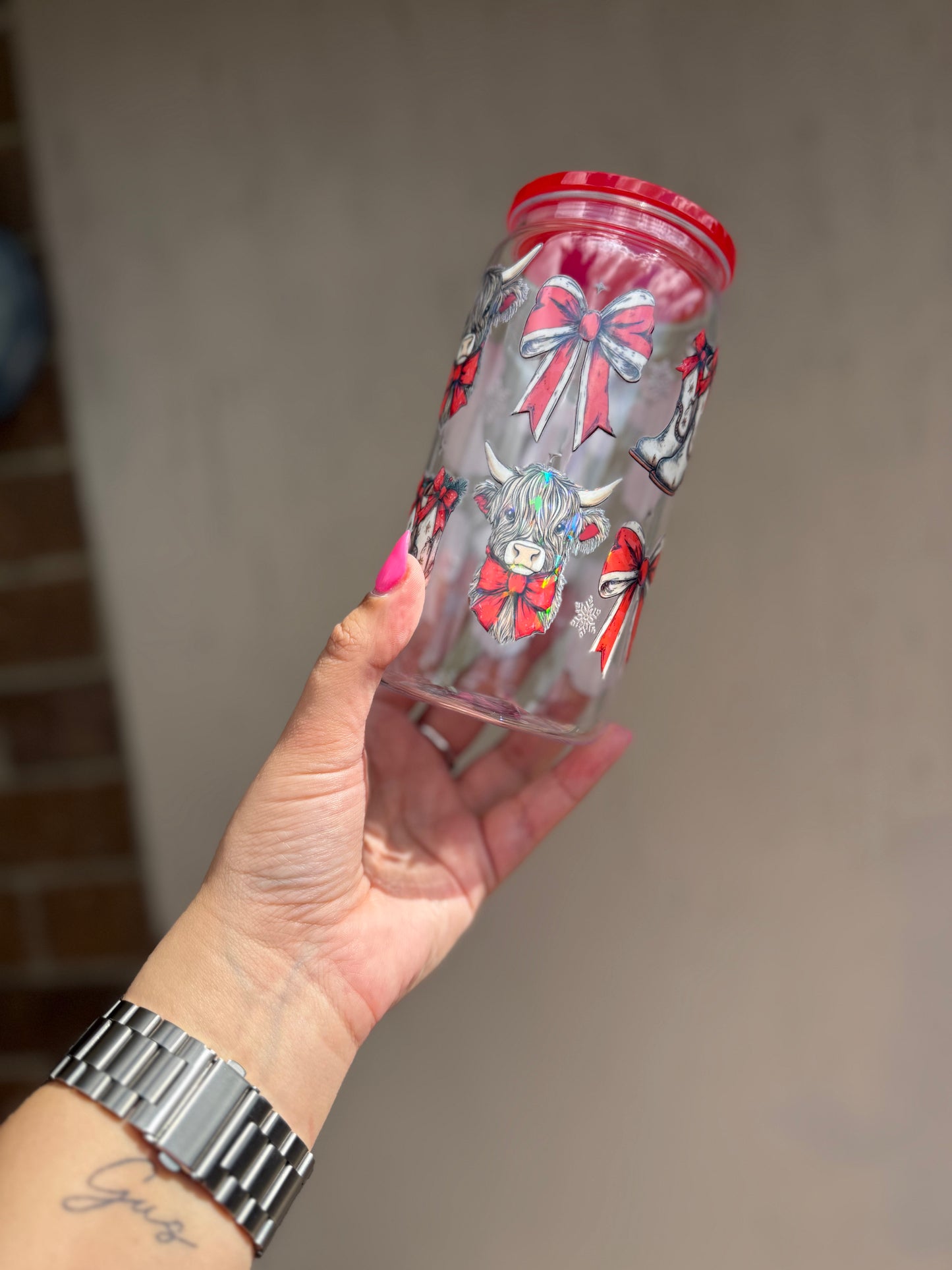 Holographic Western Highland Mooers